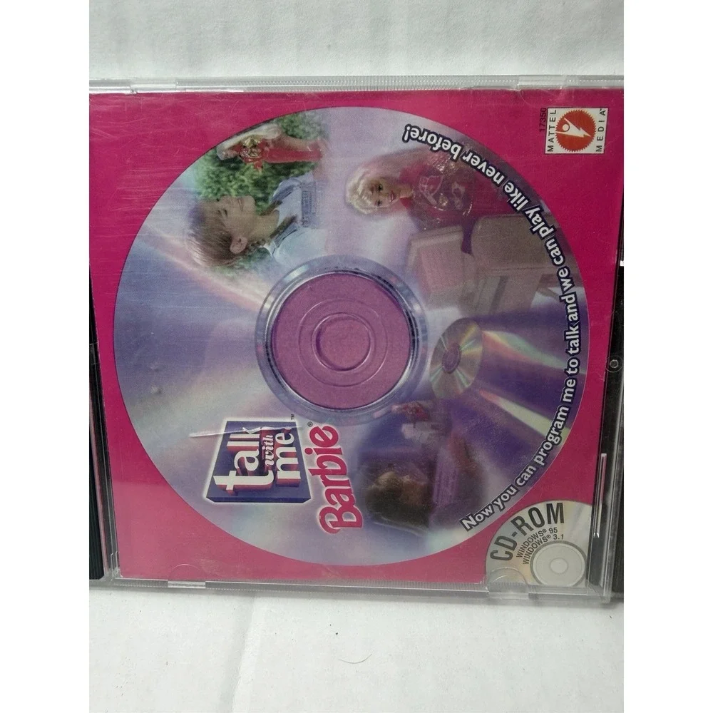 90s computer games lot of 2: Barbie Magic Hairstyler, Talk with me, windows 95